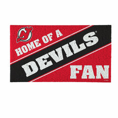 New Jersey Devils, PVC Mat COLOR, Home of a Fan, NHL