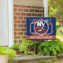 New York Islanders Yard Sign, Patriotic, NHL, Home
