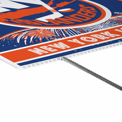 New York Islanders Yard Sign, Patriotic, NHL, Home