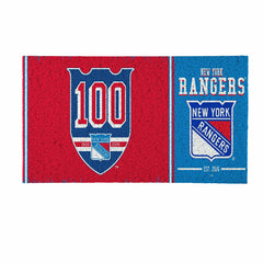 New York Rangers, 100 Anniversary Turf Mat, Color, NHL