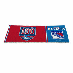 New York Rangers, 100 Anniversary Turf Mat, Color, NHL