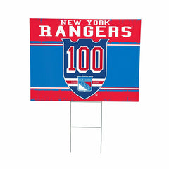 New York Rangers, 100 Anniversary Cororplast Yard Sign, NHL, Home