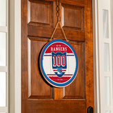 New York Rangers,100 Anniversary Round Door Decor with Hanging Rope, 1, NHL, Home