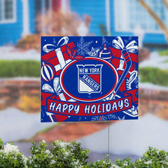 New York Rangers Yard Sign, Holiday, NHL, Home