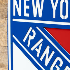 New York Rangers Premier Metal Wall Art, NHL, Home