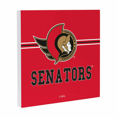 Ottawa Senators Wood Wall Sign, 12x12, NHL, Home
