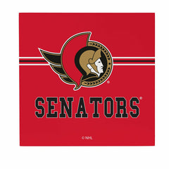 Ottawa Senators Wood Wall Sign, 12x12, NHL, Home