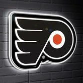 Philadelphia Flyers LED Wall Decor, Glazelite, Logo, NHL, Home