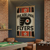 Philadelphia Flyers, Canvas Wall Tapestry, Large, 54x36, NHL, Home