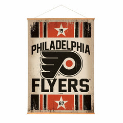 Philadelphia Flyers, Canvas Wall Tapestry, Large, 54x36, NHL, Home