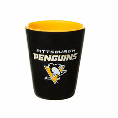 Pittsburgh Penguins 4-Piece Ceramic and Glass 2oz. Shot Glass Set, NHL, Home