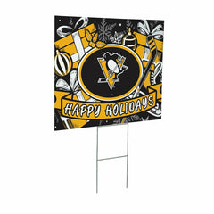Pittsburgh Penguins Yard Sign, Holiday, NHL, Home