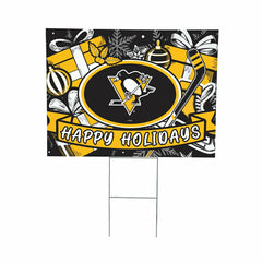 Pittsburgh Penguins Yard Sign, Holiday, NHL, Home