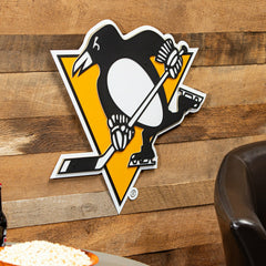 Pittsburgh Penguins Premier Metal Wall Art, NHL, Home