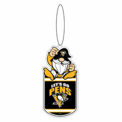 Pittsburgh Penguins Gift Tag Ornament, Gnome Fan, NHL, Home