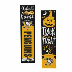 47" Double Sided Leaner, Pittsburgh Penguins, Halloween, NHL, Home