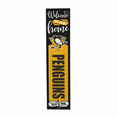 47" Double Sided Leaner, Pittsburgh Penguins, Halloween, NHL, Home