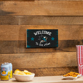 San Jose Sharks Wood Wall Sign, 6x11, NHL, Home