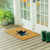 San Jose Sharks Large Full Color Coir Mat, 36"x24", NHL