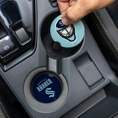 Seattle Kraken Car Coaster Set, 2pc, NHL, Home