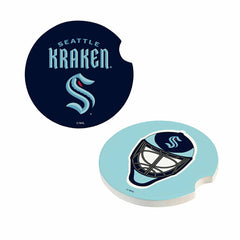 Seattle Kraken Car Coaster Set, 2pc, NHL, Home