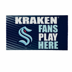 Seattle Kraken Fan Mat, 28"x16", NHL