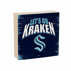 Seattle Kraken Plock, Down Home Fans, 6x6, NHL, Home