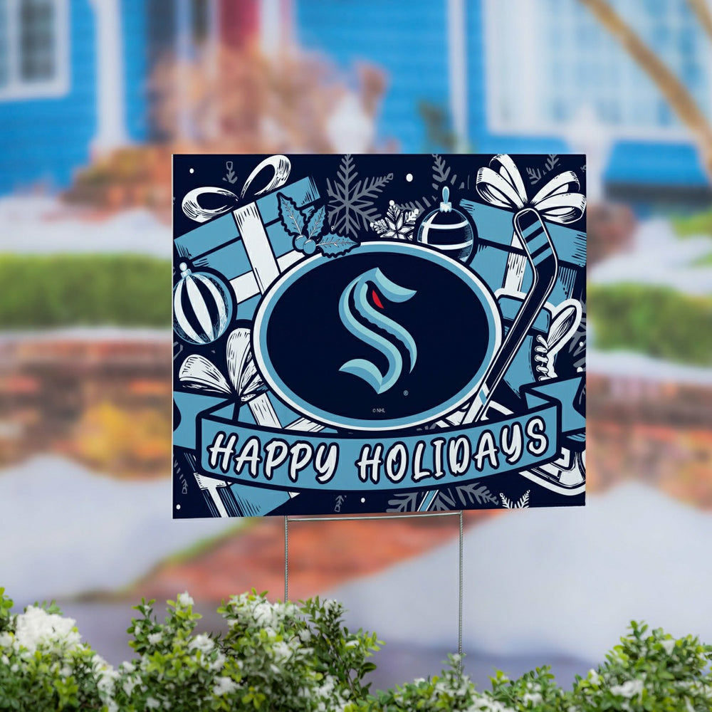 Seattle Kraken Yard Sign, Holiday, NHL, Home