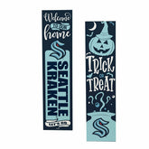47" Double Sided Leaner, Seattle Kraken, Halloween, NHL, Home