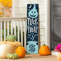 47" Double Sided Leaner, Seattle Kraken, Halloween, NHL, Home