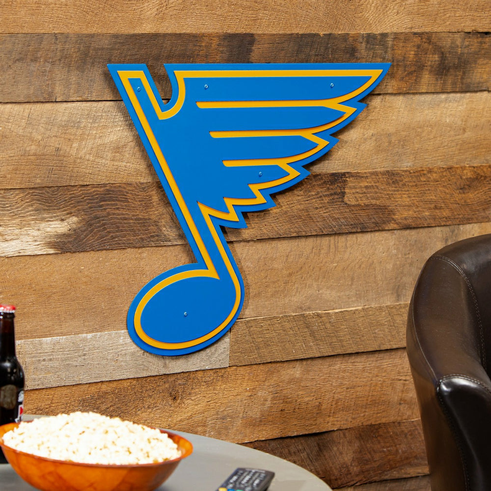 St Louis Blues Premier Metal Wall Art, NHL, Home