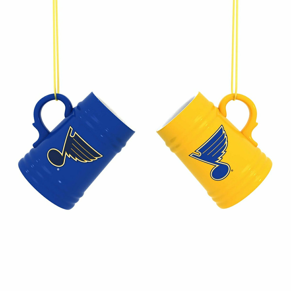 St Louis Blues Ceramic Mini Stein, 3oz, set of 2, NHL, Home