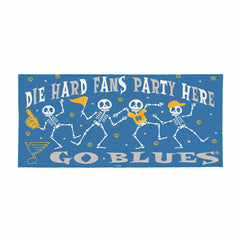 St Louis Blues Flocked Coir Halloween Sassafras Switch Mat, 22"x10", NHL