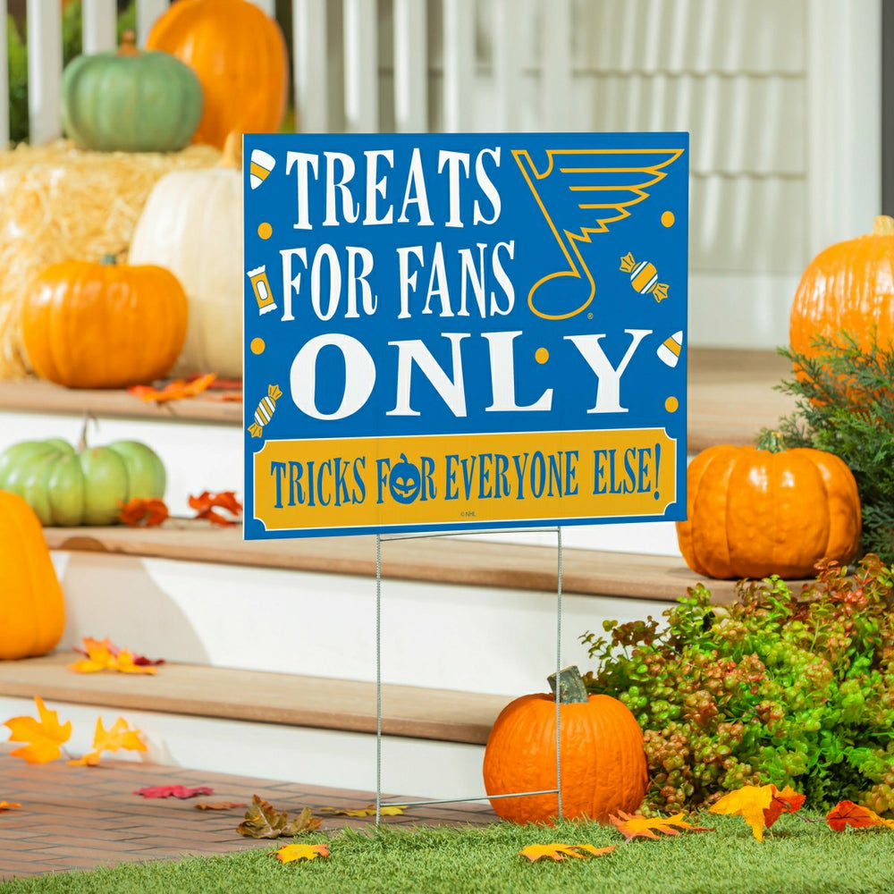 St Louis Blues Yard Sign, Halloween Treats for Fans, NHL, Home