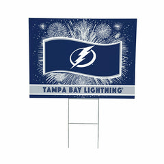 Tampa Bay Lightning Yard Sign, Patriotic, NHL, Home