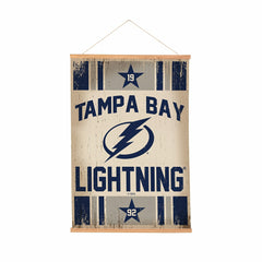 Tampa Bay Lightning, Canvas Wall Tapestry, Medium, 36x24, NHL, Home
