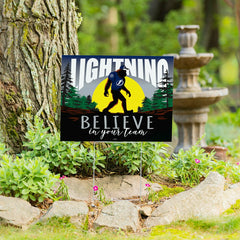 Tampa Bay Lightning Yard Sign, Bigfoot, NHL, Home