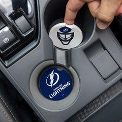 Tampa Bay Lightning Car Coaster Set, 2pc, NHL, Home