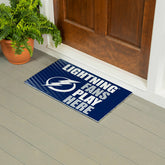 Tampa Bay Lightning Fan Mat, 28"x16", NHL