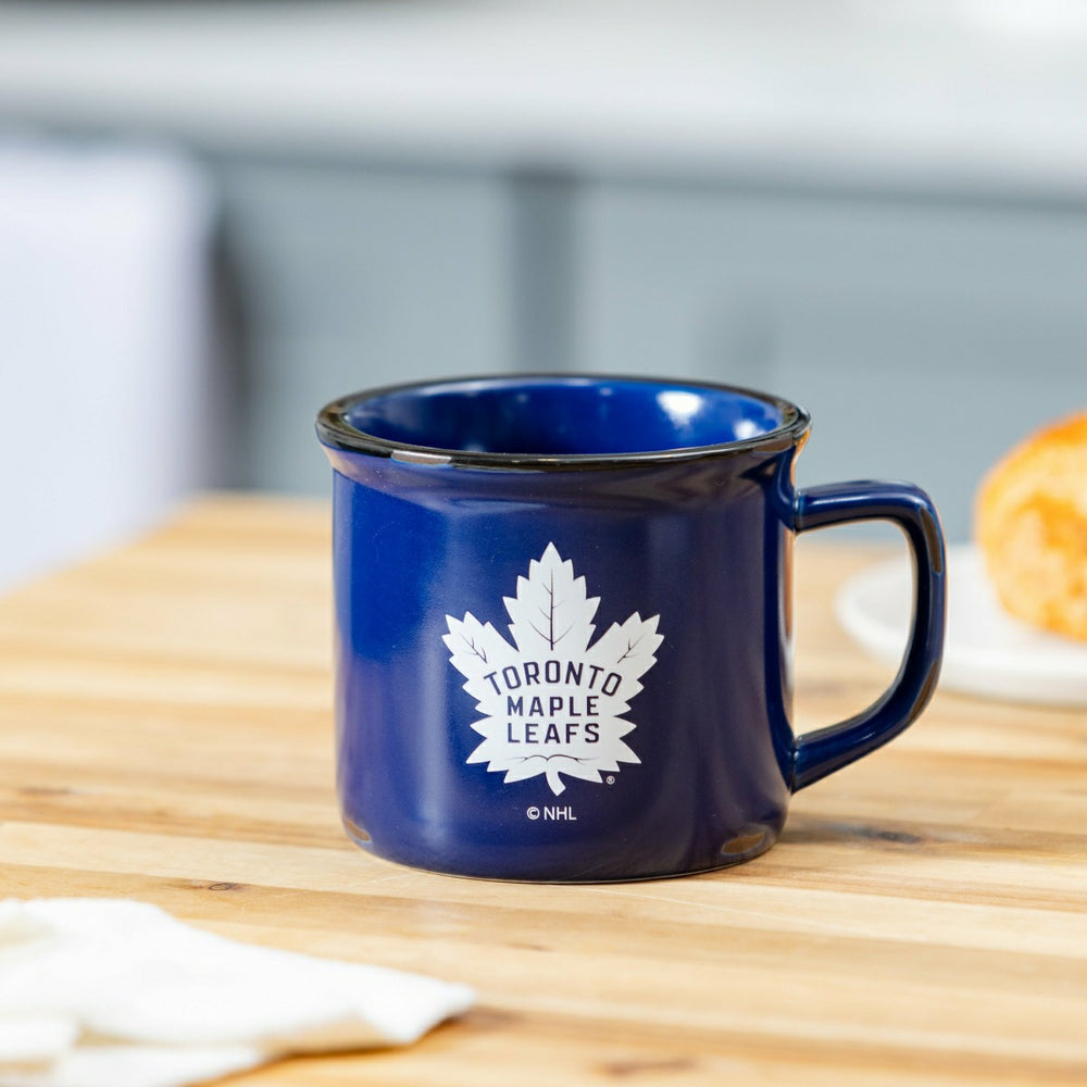 Toronto Maple Leafs Ceramic Camp Cup with Enamel Finish, 14oz, NHL, Home