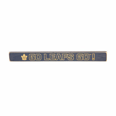 Toronto Maple Leafs Engraved Wood Sign, 1.5" x 18", NHL, Home