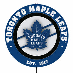 Toronto Maple Leafs, Metal Lite, Round, NHL