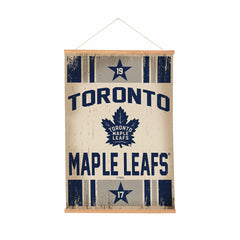 Toronto Maple Leafs, Canvas Wall Tapestry, Medium, 36x24, NHL, Home