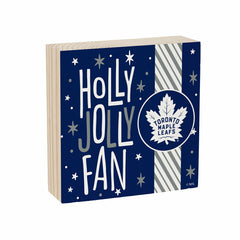 Toronto Maple Leafs Block, Holiday, 6x6, NHL, Home