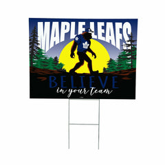 Toronto Maple Leafs Yard Sign, Bigfoot, NHL, Home