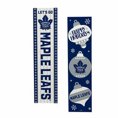 47" Double Sided Leaner, Toronto Maple Leafs, Christmas, NHL, Home