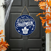 Toronto Maple Leafs Halloween Round Door Décor with Hanging Rope, 18x1, NHL, Home