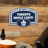 Toronto Maple Leafs USA Embossed Steel Wall Sign, 11" x 17", NHL, Home