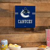 Vancouver Canucks Wood Wall Sign, 12x12, NHL, Home
