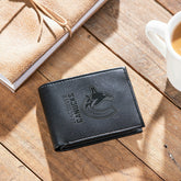 Vancouver Canucks, Bi-Fold Wallet, Black, NHL, Home